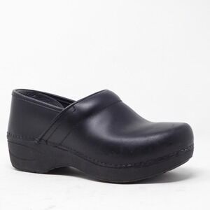 Dansko XP 2.0 Professional Black Leather Nursing Clog Shoes Womens 36EU - 5.5US